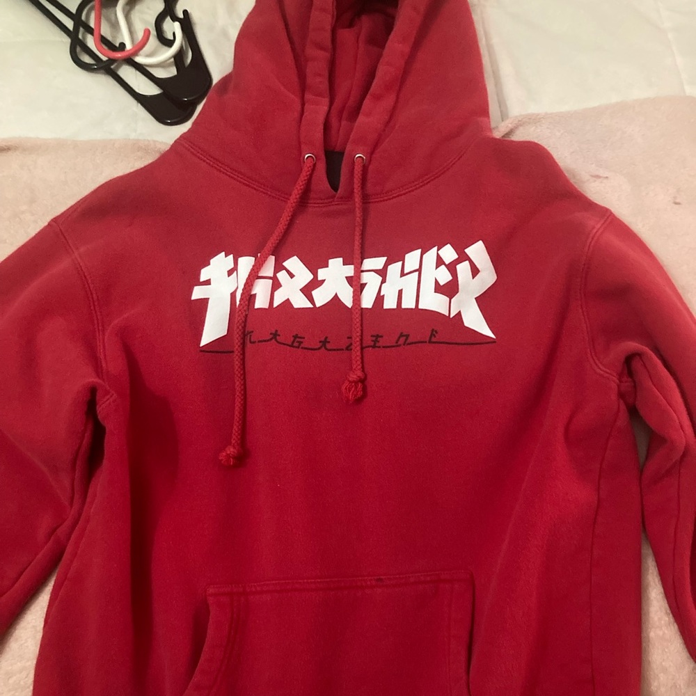 Red Thrasher hoodie